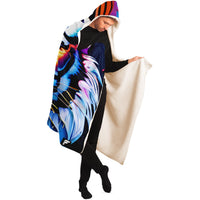 Thumbnail for Summer Safari 🐾 Tiger Dreams Hooded Blanket 🌞
