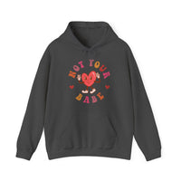 Thumbnail for Not Your Babe Cozy Valentines Day Hoodie