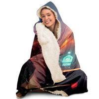 Thumbnail for Cyberpunk Chic Edition 001 Hooded Blanket